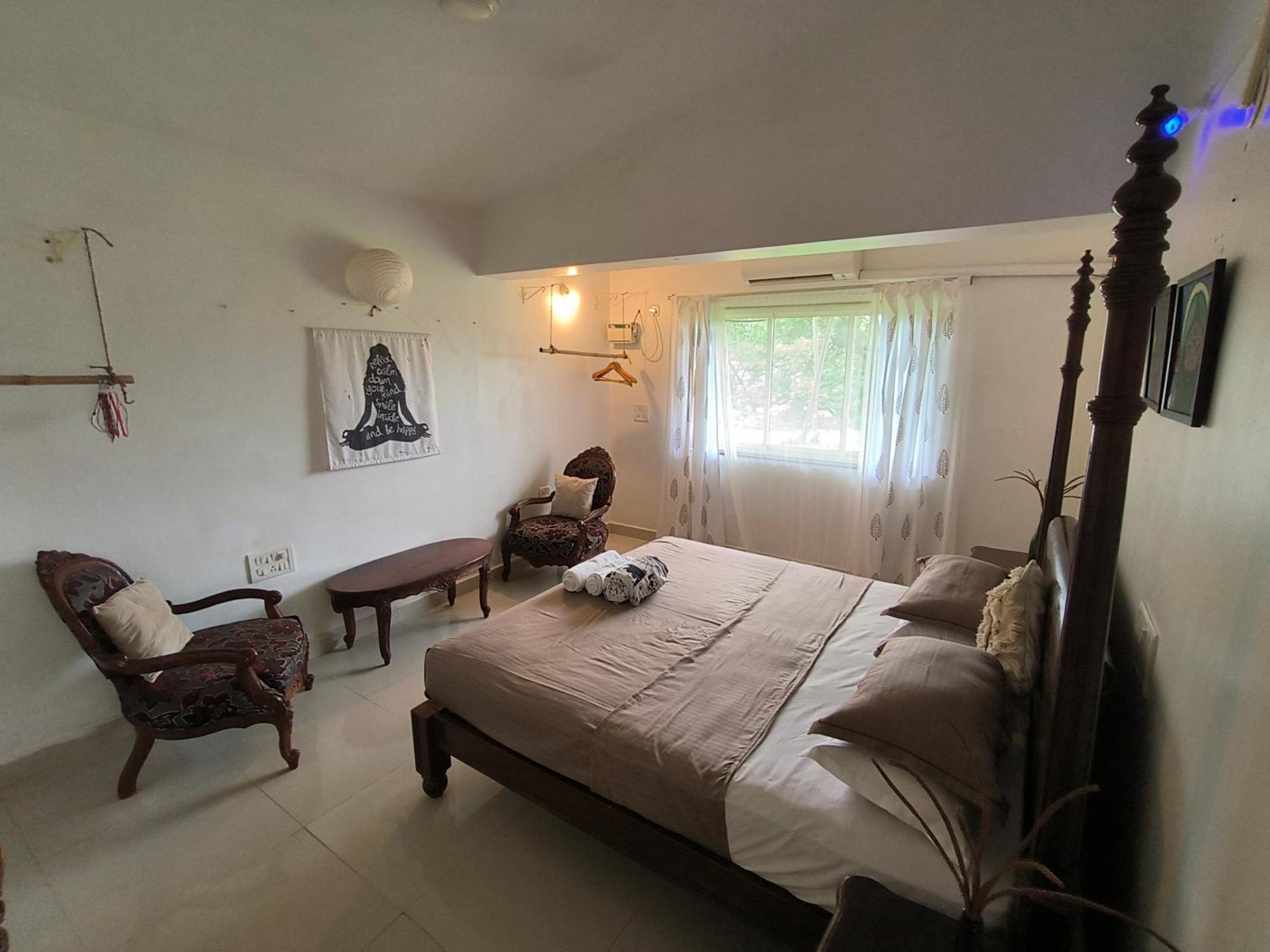 J-House, Spacious Apartments With Balconies, Thalassa 1Min Away Siolim Værelse billede